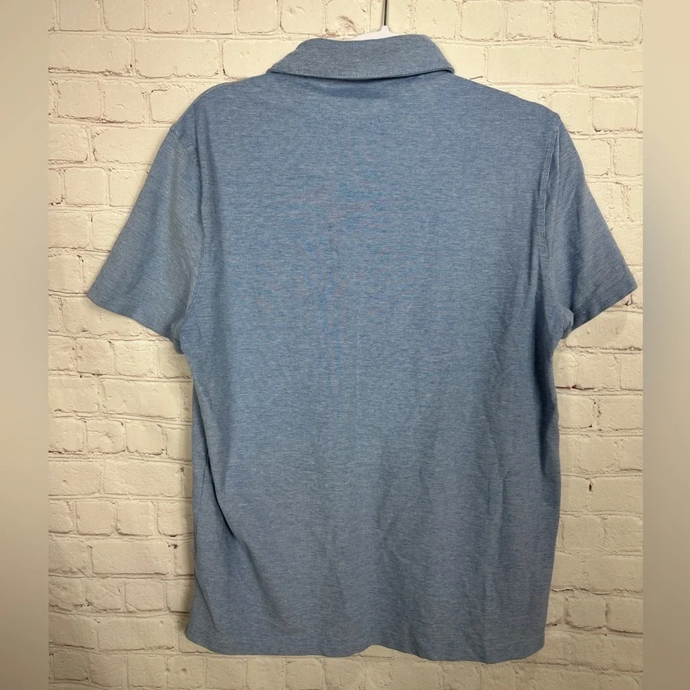 Banana Republic Men's Performance Pique Polo‎ Standard Short Sleeve Shirt Sz M